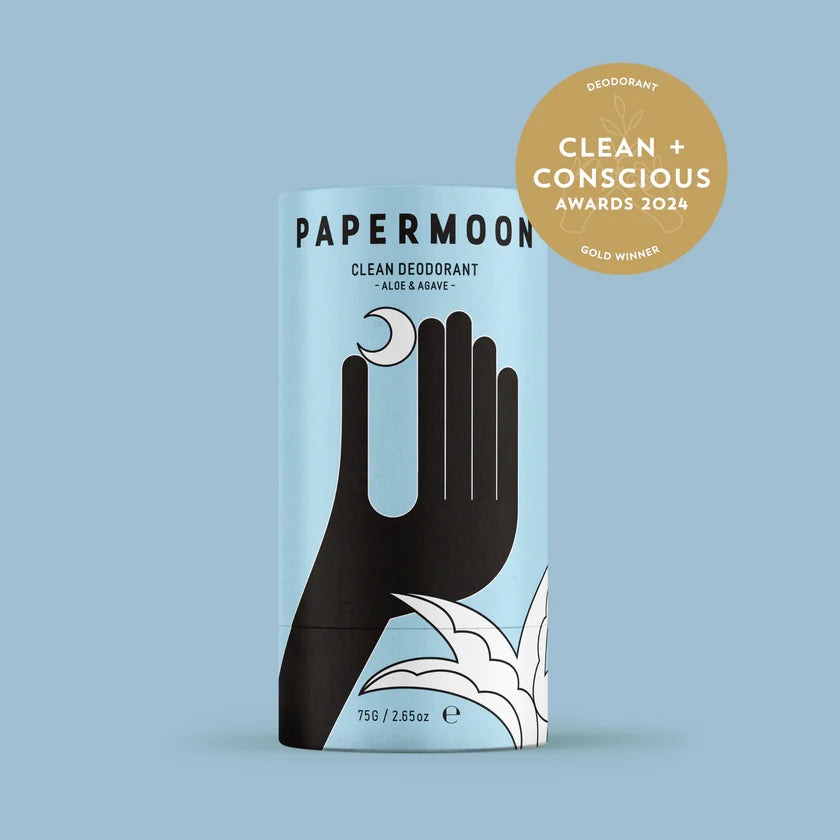 papermoon natural deodorant aloe and agave