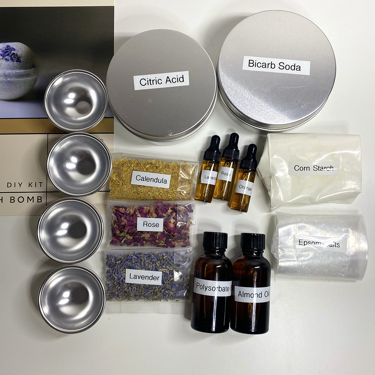 DIY Skincare Kit - Make bath bomb at home