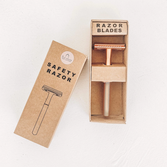 Stainless Steel Safety Razor | Rose Gold
