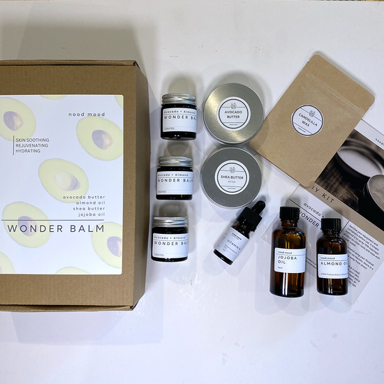 DIY skincare kit - Avocado and Almond Wonder Balm 