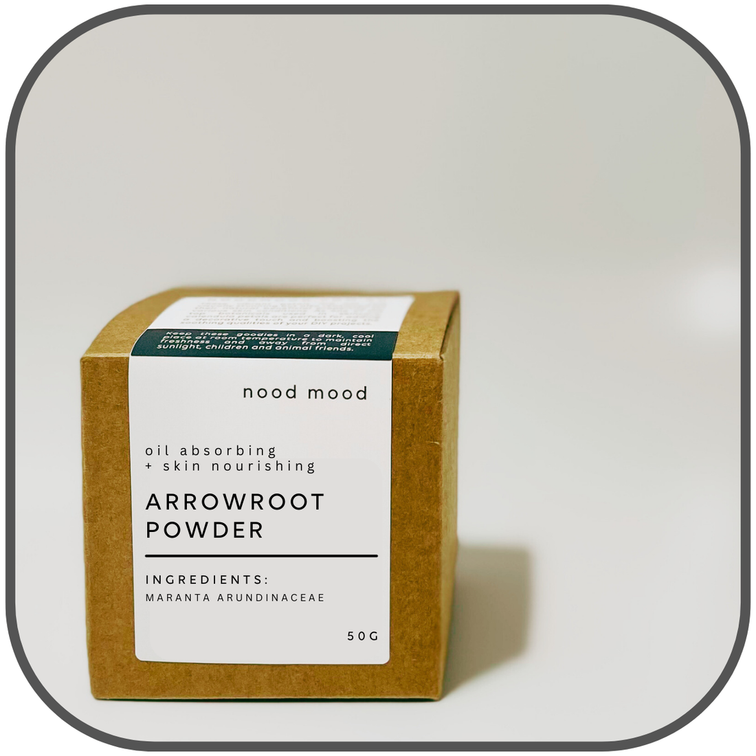 Arrowroot Powder Organic 50g – noodmood