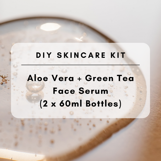 DIY Skincare Kit - Make Aloe Vera and Green Tea Face Serum at home