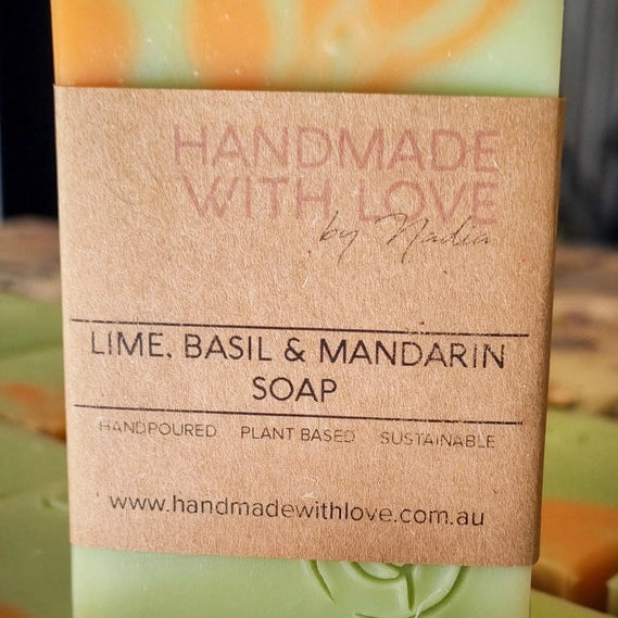 Lime Basil and Mandarin Soap