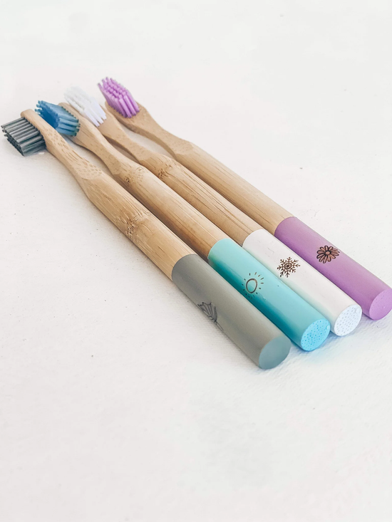 Bamboo Toothbrush | Seasonal 4 Pack