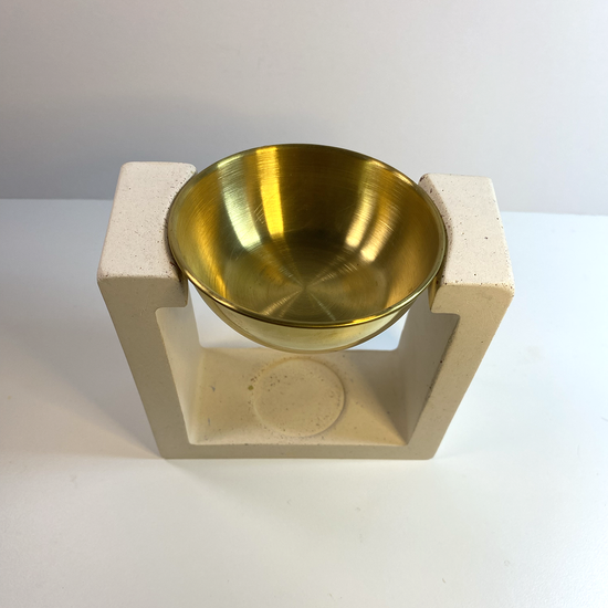 Eco compound hand made oil burner