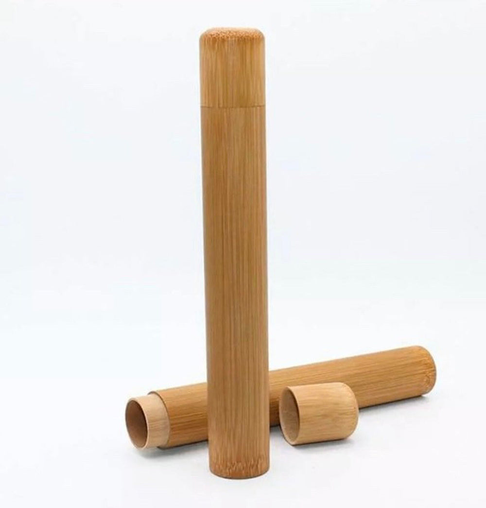 Bamboo Toothbrush + Bamboo Tube – noodmood