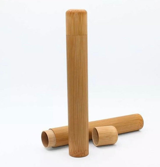 Bamboo Toothbrush + Bamboo Tube - noodmood